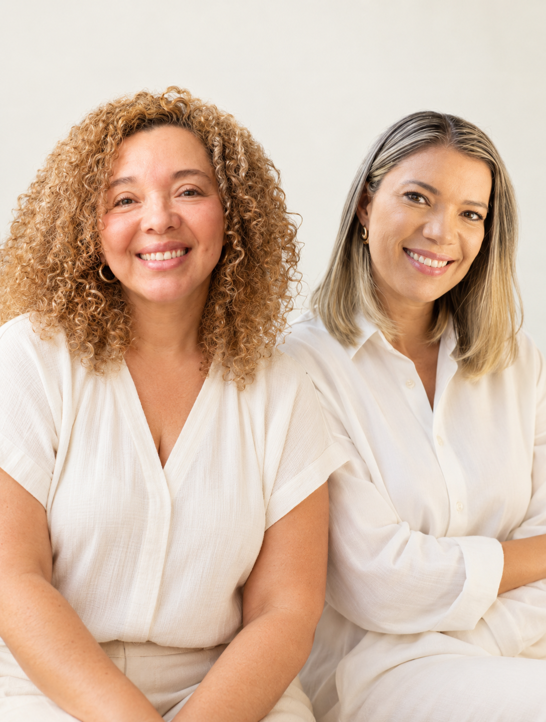 Lilian Rodrigues y Sandra Peña